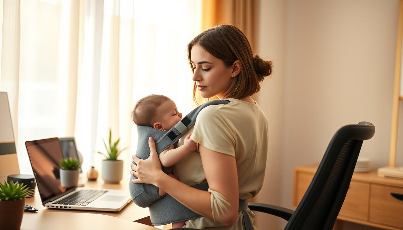how to work from home with a baby