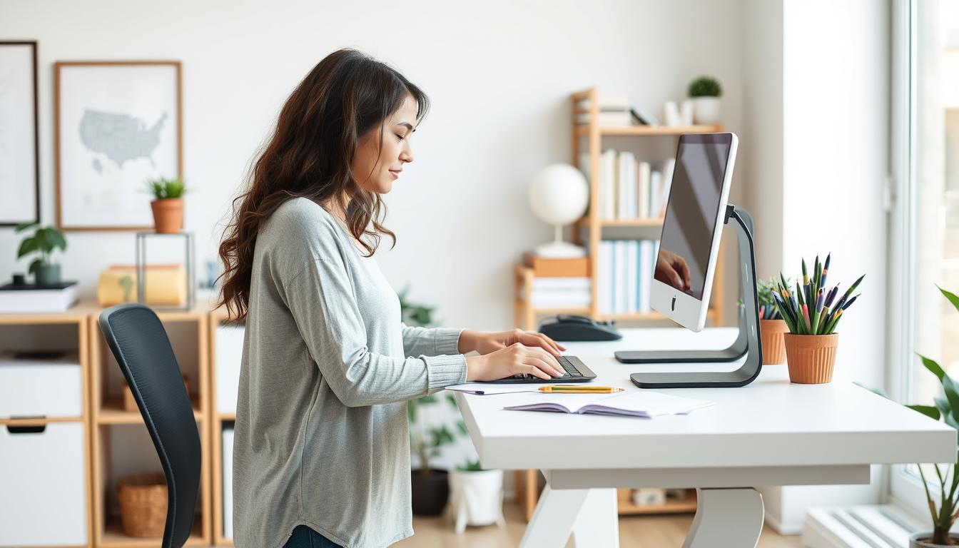 standing desk tips for moms